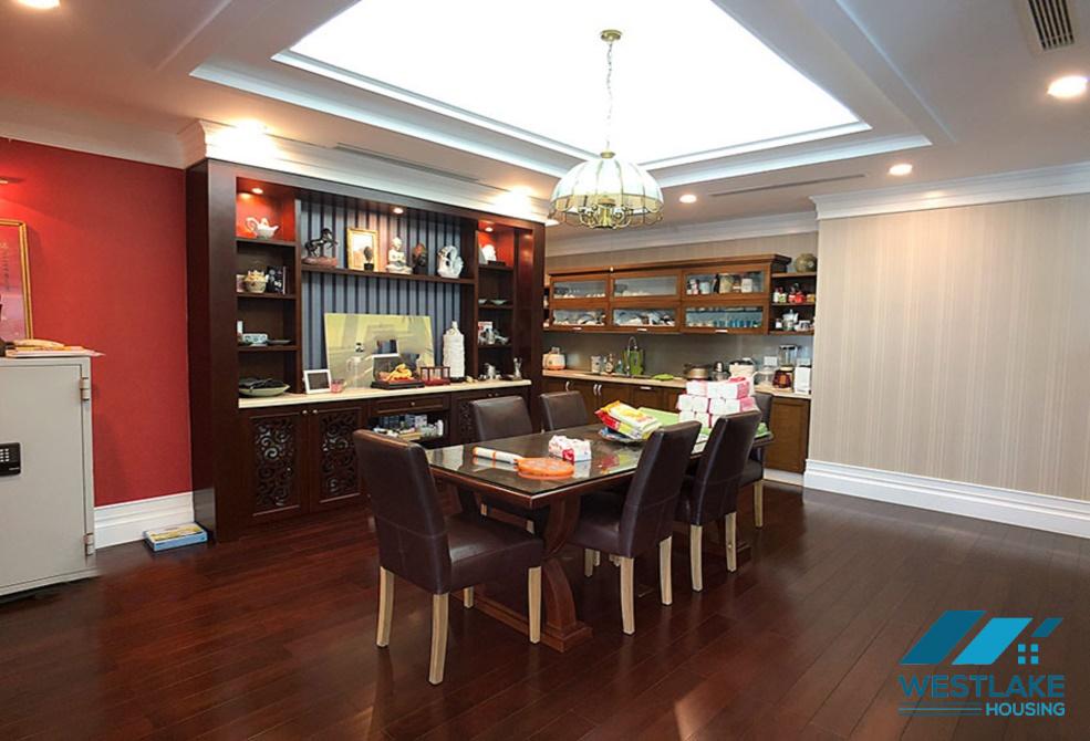 An enormous 3 bedroom apartment for rent in Ciputra Complex, Tay Ho ward, Ha Noi