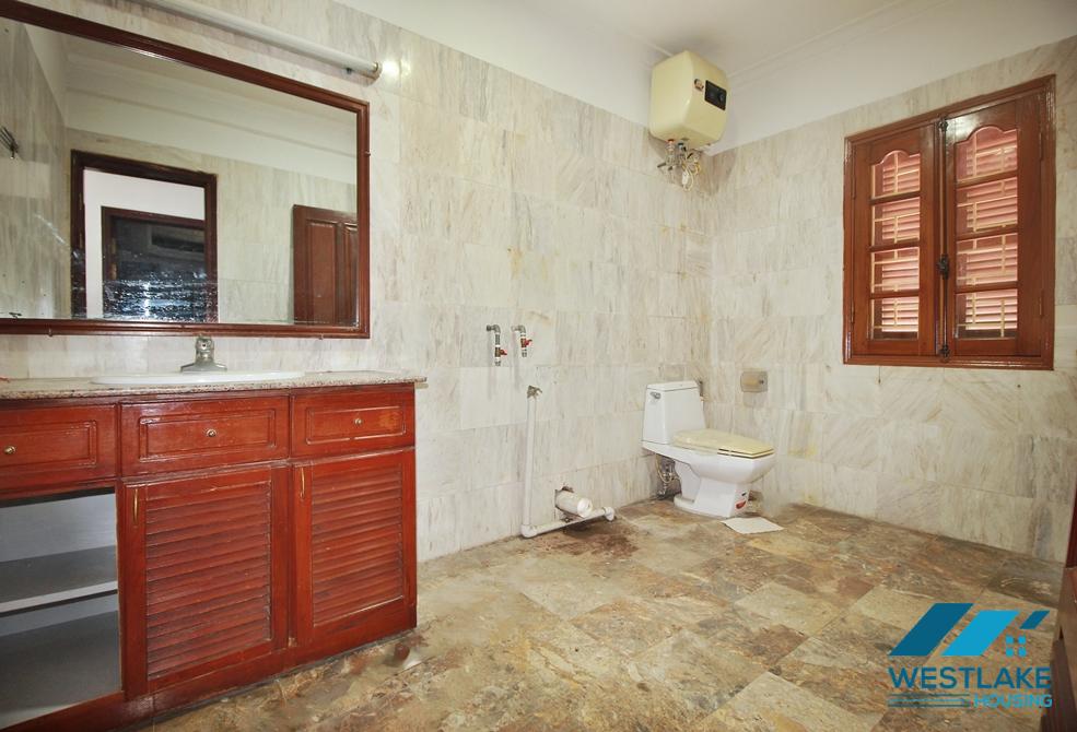 Spacious 5 bedrooms house with huge yard for rent in To Ngoc Van, Tay Ho ward, Ha Noi