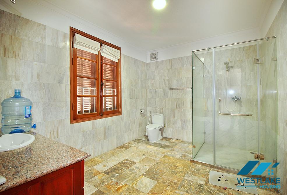 Spacious 5 bedrooms house with huge yard for rent in To Ngoc Van, Tay Ho ward, Ha Noi