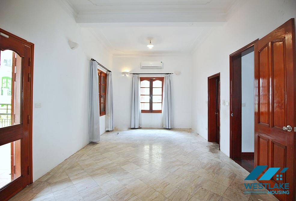 Spacious 5 bedrooms house with huge yard for rent in To Ngoc Van, Tay Ho ward, Ha Noi