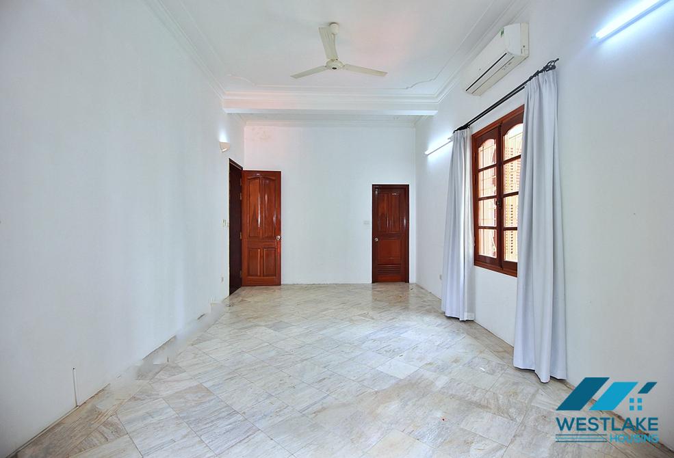 Spacious 5 bedrooms house with huge yard for rent in To Ngoc Van, Tay Ho ward, Ha Noi