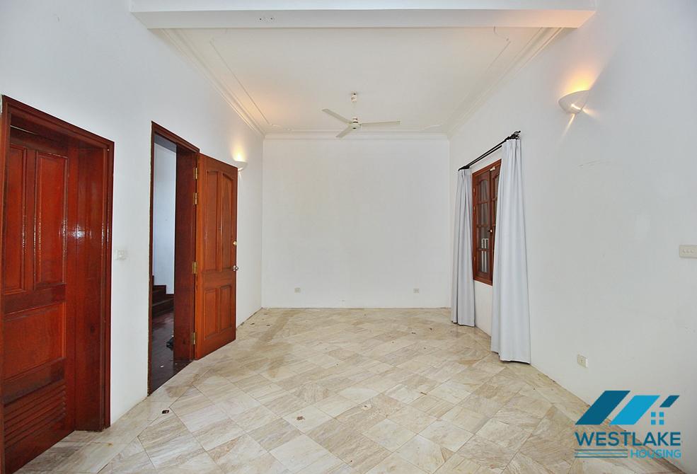 Spacious 5 bedrooms house with huge yard for rent in To Ngoc Van, Tay Ho ward, Ha Noi
