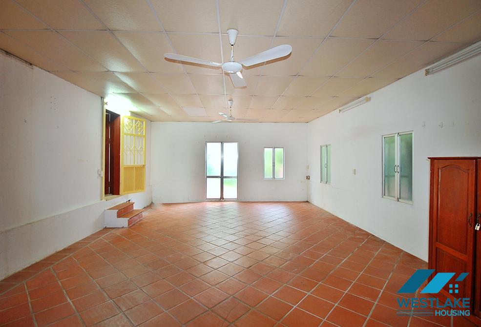 Spacious 5 bedrooms house with huge yard for rent in To Ngoc Van, Tay Ho ward, Ha Noi