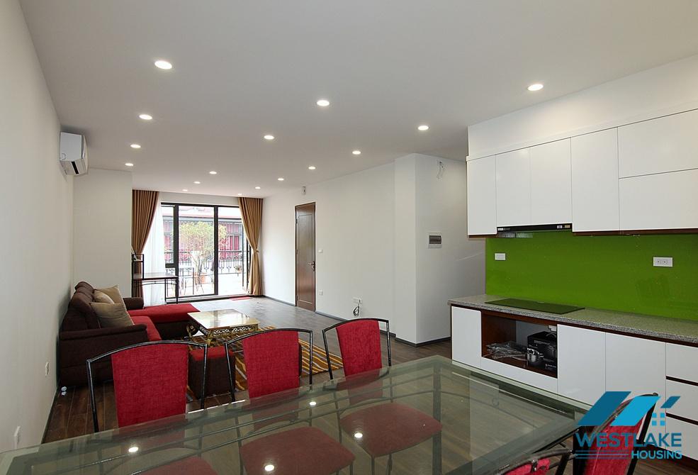 A spacious 2 bedrooms apartment with huge balcony for rent in Tu Hoa, Tay Ho, Ha Noi