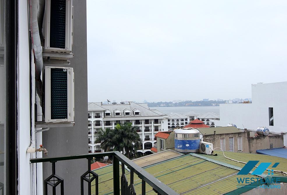 A spacious 2 bedrooms apartment with huge balcony for rent in Tu Hoa, Tay Ho, Ha Noi