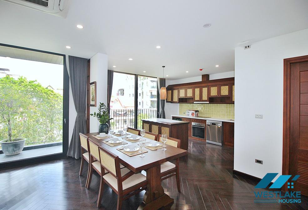 High quality duplex 4 bedroom apartment for rent in Tay Ho ,Ha Noi