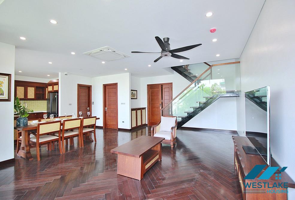 High quality duplex 4 bedroom apartment for rent in Tay Ho ,Ha Noi