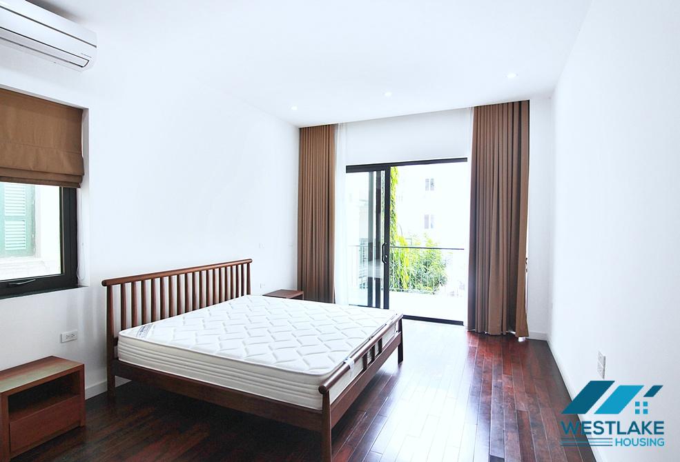 Spacious 4-bedroom apartment with a balcony on Tay Ho street, Tay Ho ward, Ha Noi for rent