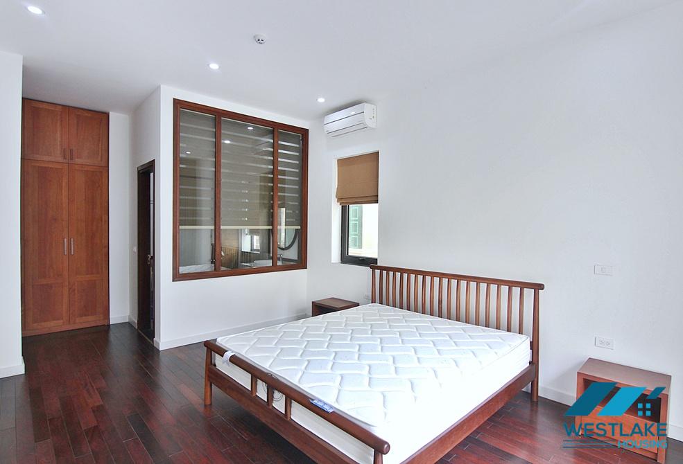 Spacious 4-bedroom apartment with a balcony on Tay Ho street, Tay Ho ward, Ha Noi for rent