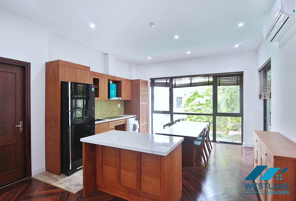 Spacious 4-bedroom apartment with a balcony on Tay Ho street, Tay Ho ward, Ha Noi for rent