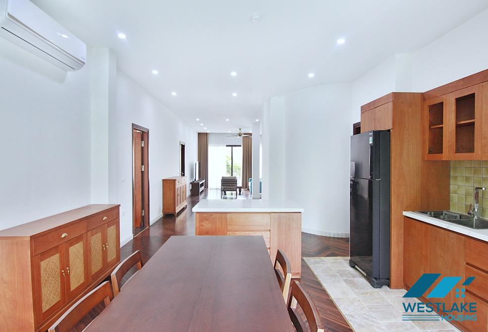 Spacious 4-bedroom apartment with a balcony on Tay Ho street, Tay Ho ward, Ha Noi for rent