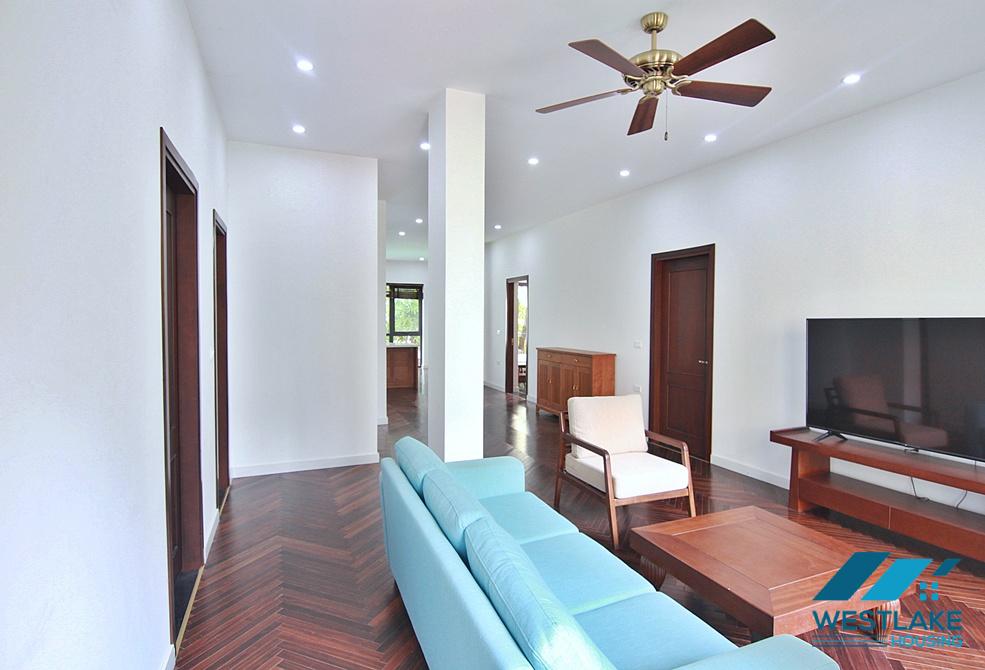 Spacious 4-bedroom apartment with a balcony on Tay Ho street, Tay Ho ward, Ha Noi for rent