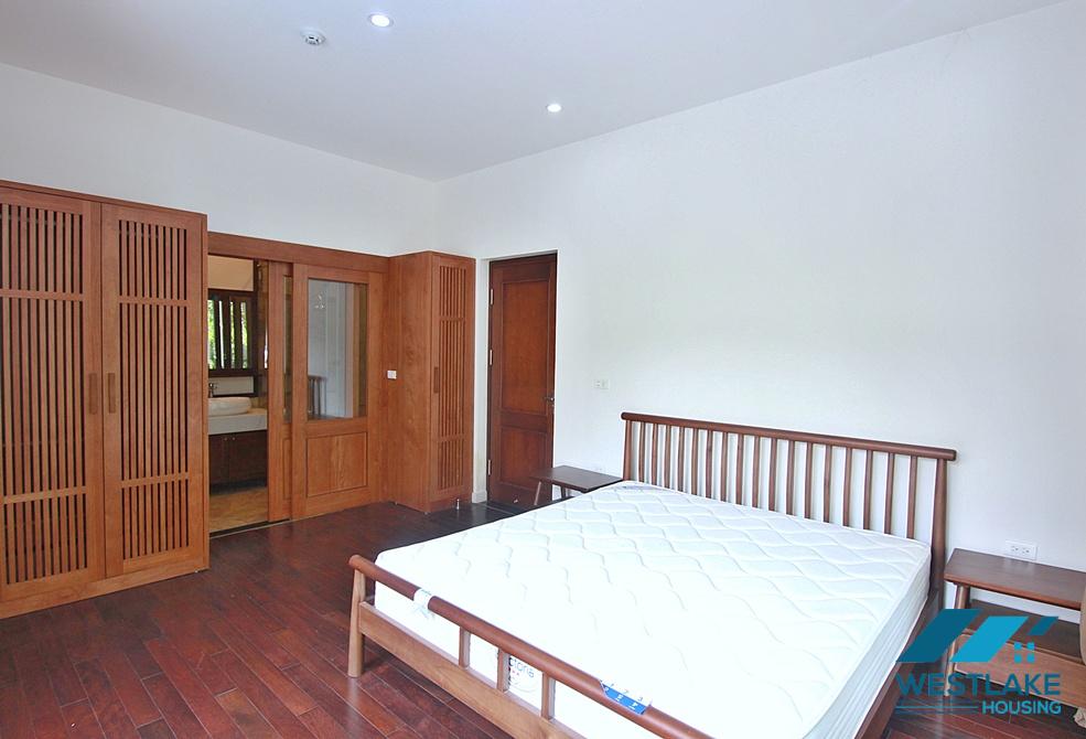 Spacious 4-bedroom apartment with a balcony on Tay Ho street, Tay Ho ward, Ha Noi for rent