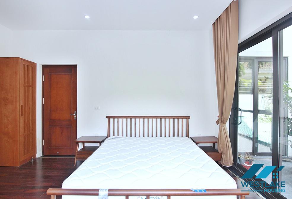 Spacious 4-bedroom apartment with a balcony on Tay Ho street, Tay Ho ward, Ha Noi for rent