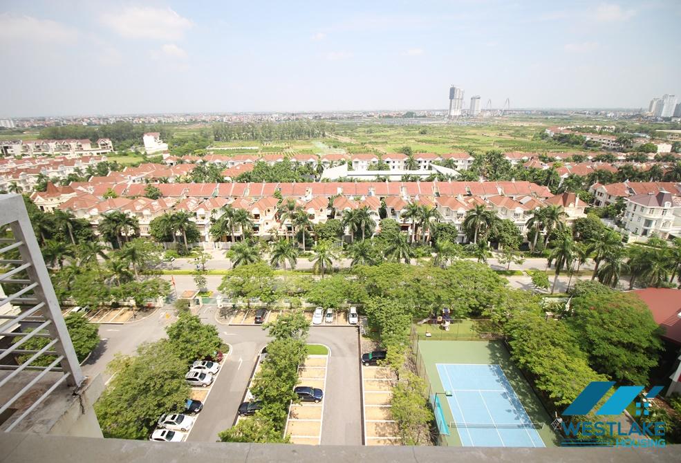Fully furnished apartment with beautiful wooden floor is available for rent in Ciputra