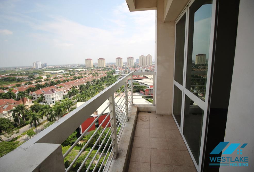 Fully furnished apartment with beautiful wooden floor is available for rent in Ciputra