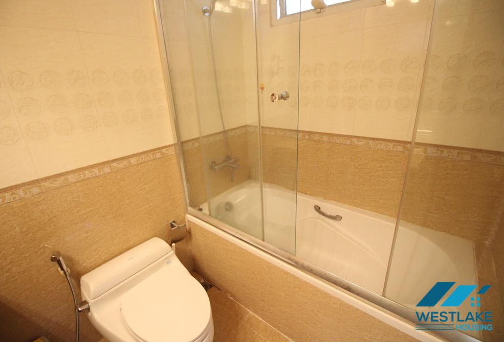 Fully furnished apartment with beautiful wooden floor is available for rent in Ciputra