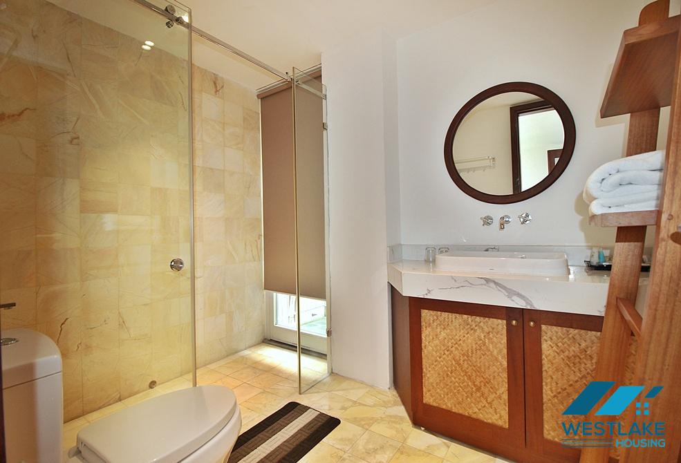 A luxurious 3 bedrooms apartment for rent in To Ngoc Van area, Tay Ho, Ha Noi