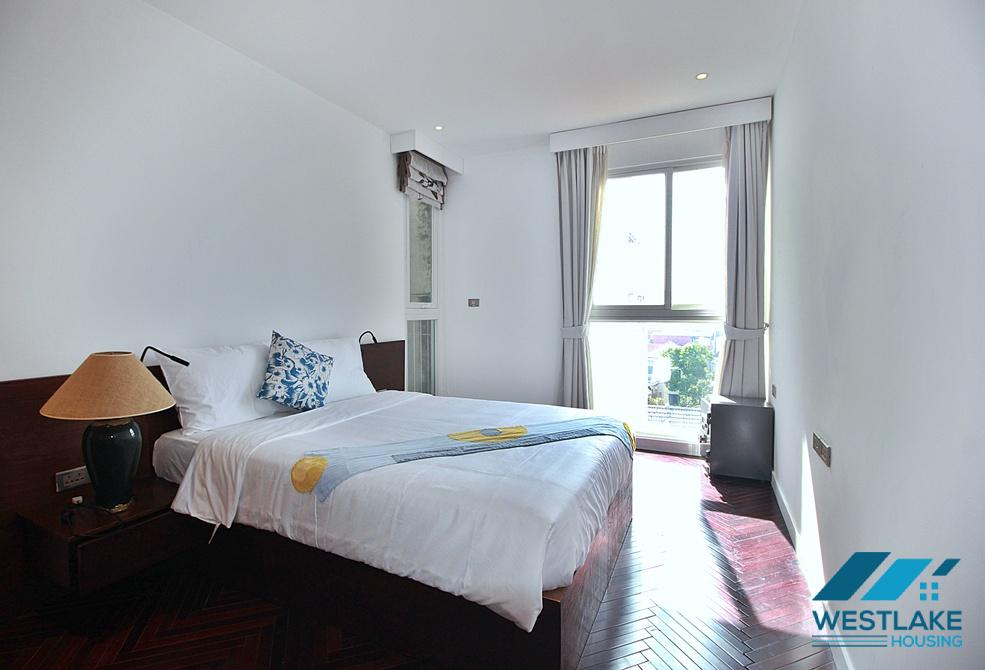 A luxurious 3 bedrooms apartment for rent in To Ngoc Van area, Tay Ho, Ha Noi