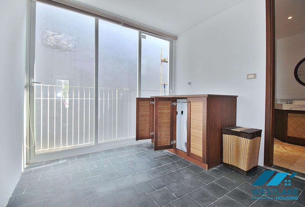 A luxurious 3 bedrooms apartment for rent in To Ngoc Van area, Tay Ho, Ha Noi
