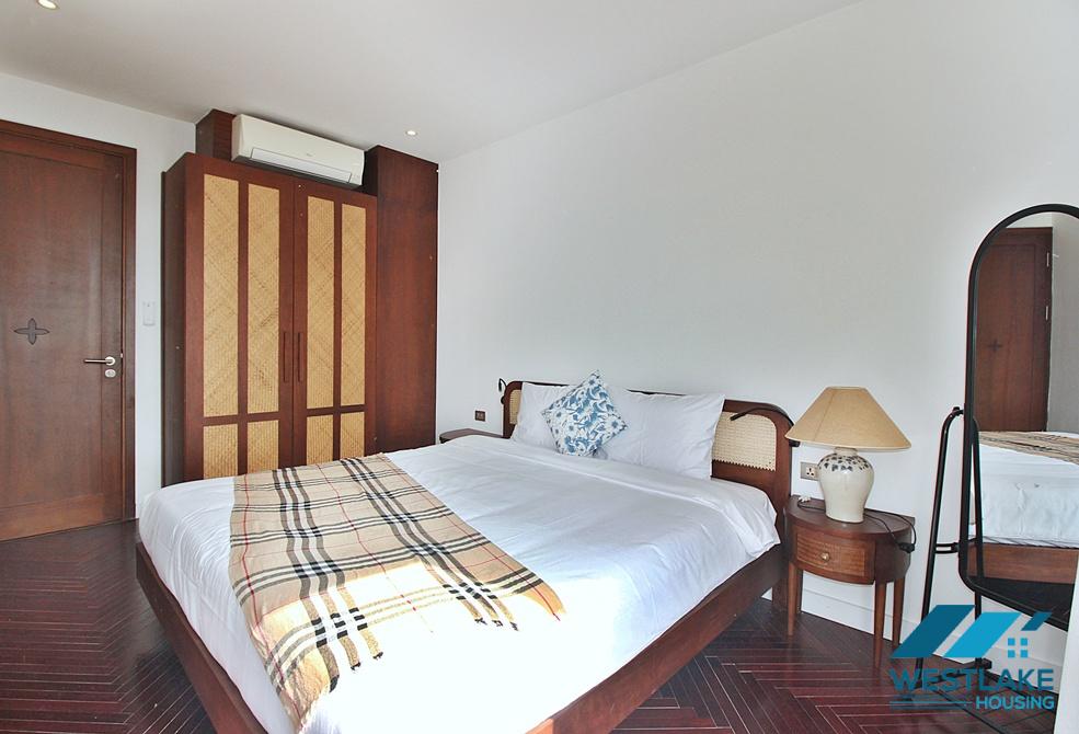 A luxurious 3 bedrooms apartment for rent in To Ngoc Van area, Tay Ho, Ha Noi