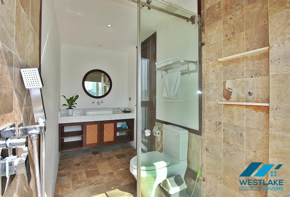 A luxurious 3 bedrooms apartment for rent in To Ngoc Van area, Tay Ho, Ha Noi