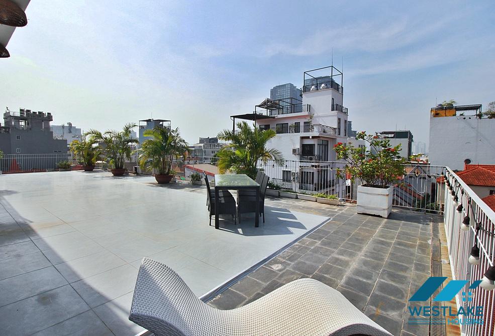 A luxurious 3 bedrooms apartment for rent in To Ngoc Van area, Tay Ho, Ha Noi