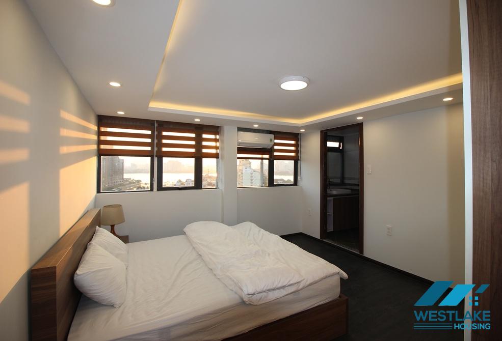 Lots of nature light 02 bedrooms apartment for rent on To Ngoc Van street, Tay Ho Ward, Ha Noi
