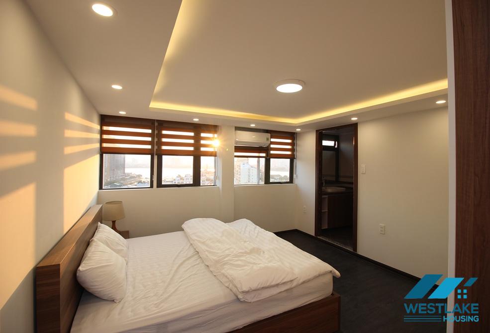 Lots of nature light 02 bedrooms apartment for rent on To Ngoc Van street, Tay Ho Ward, Ha Noi