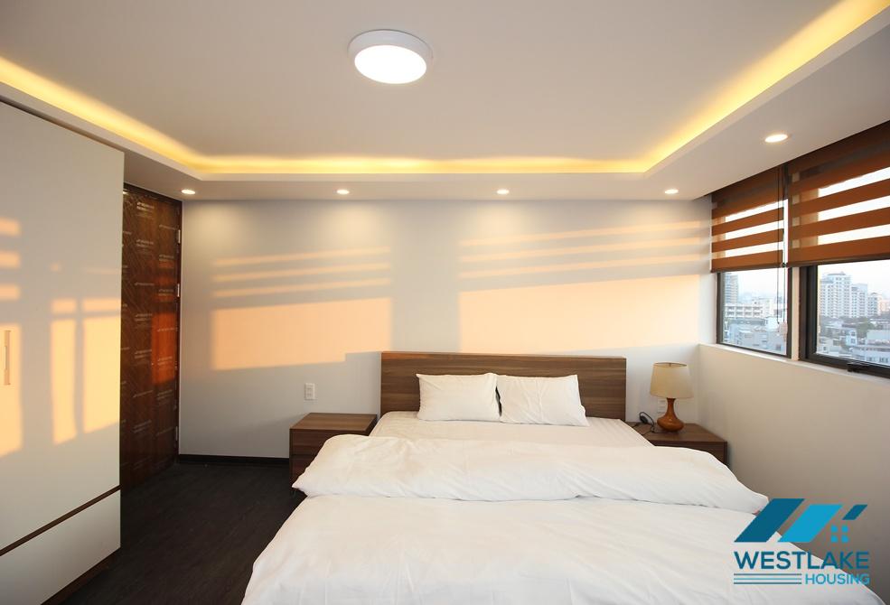 Lots of nature light 02 bedrooms apartment for rent on To Ngoc Van street, Tay Ho Ward, Ha Noi