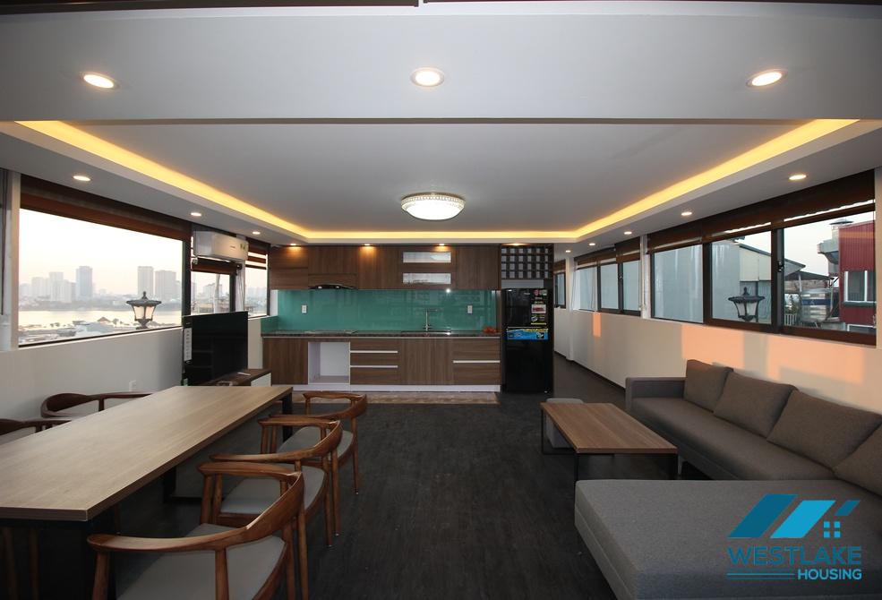 Lots of nature light 02 bedrooms apartment for rent on To Ngoc Van street, Tay Ho Ward, Ha Noi