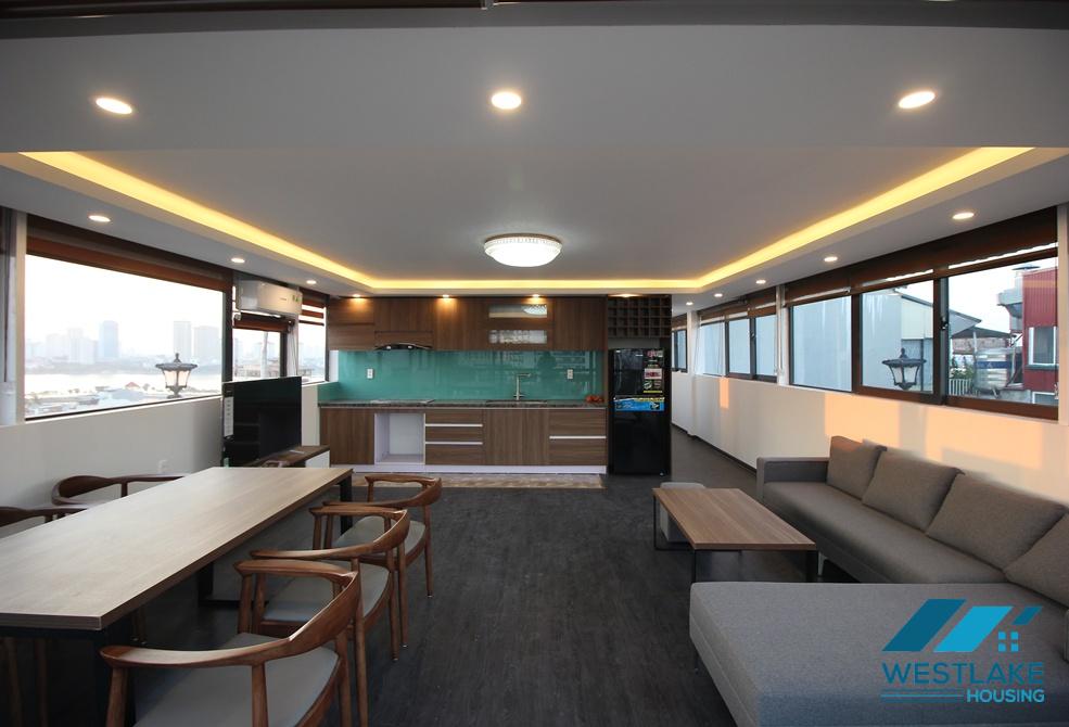 Lots of nature light 02 bedrooms apartment for rent on To Ngoc Van street, Tay Ho Ward, Ha Noi