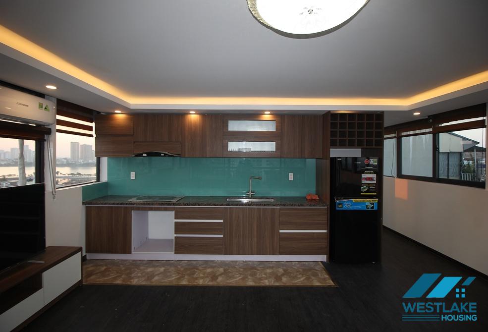 Lots of nature light 02 bedrooms apartment for rent on To Ngoc Van street, Tay Ho Ward, Ha Noi