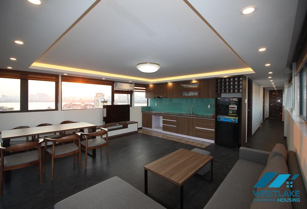 Lots of nature light 02 bedrooms apartment for rent on To Ngoc Van street, Tay Ho Ward, Ha Noi