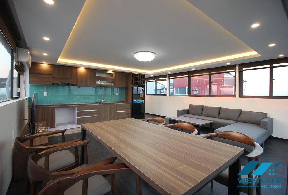 Lots of nature light 02 bedrooms apartment for rent on To Ngoc Van street, Tay Ho Ward, Ha Noi