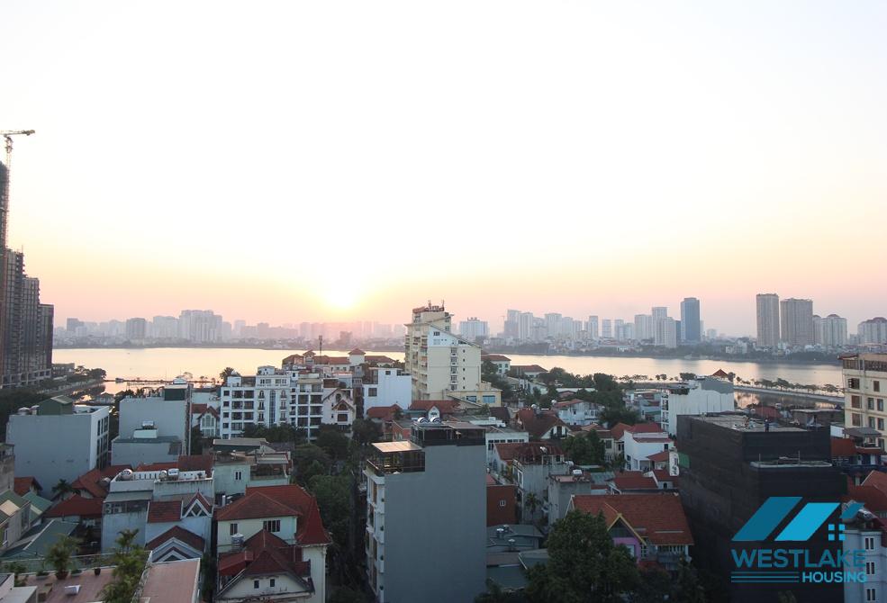 Lots of nature light 02 bedrooms apartment for rent on To Ngoc Van street, Tay Ho Ward, Ha Noi