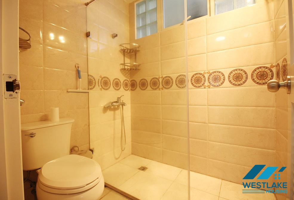 Furnished three bedrooms apartment for rent in Ciputra, Tay Ho ward, Ha Noi