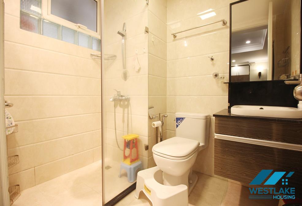 Furnished three bedrooms apartment for rent in Ciputra, Tay Ho ward, Ha Noi