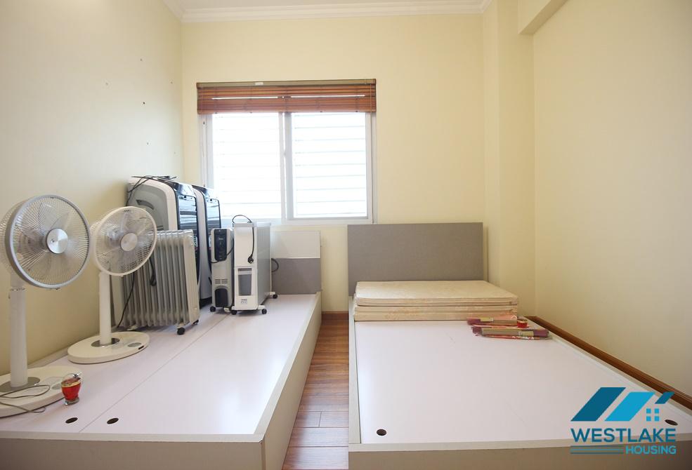 Furnished three bedrooms apartment for rent in Ciputra, Tay Ho ward, Ha Noi