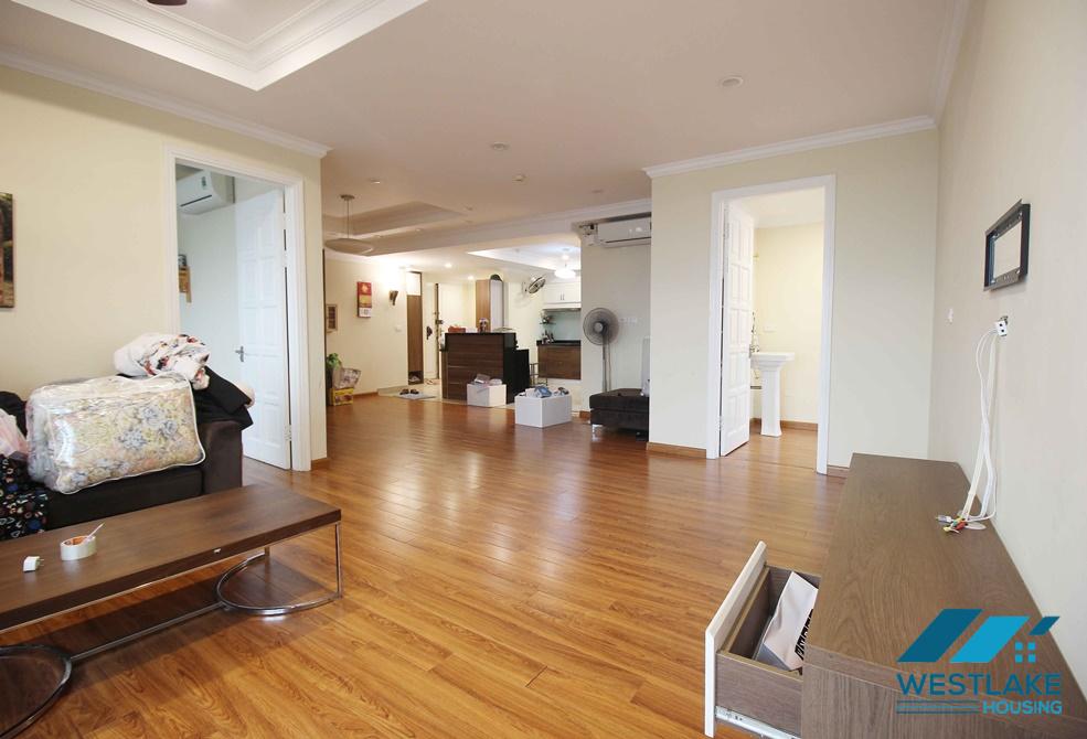 Furnished three bedrooms apartment for rent in Ciputra, Tay Ho ward, Ha Noi