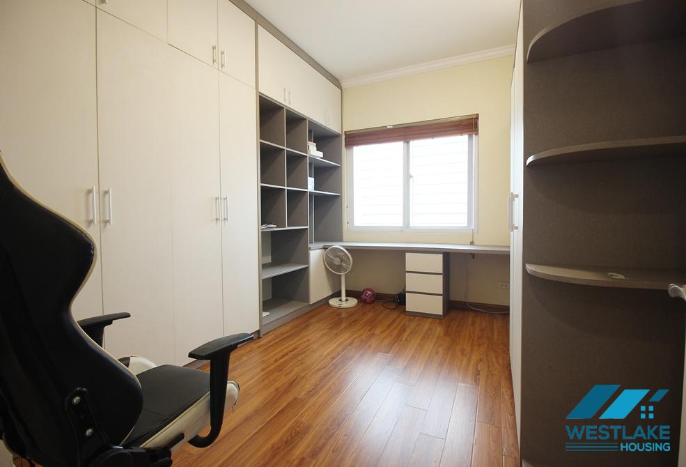 Furnished three bedrooms apartment for rent in Ciputra, Tay Ho ward, Ha Noi