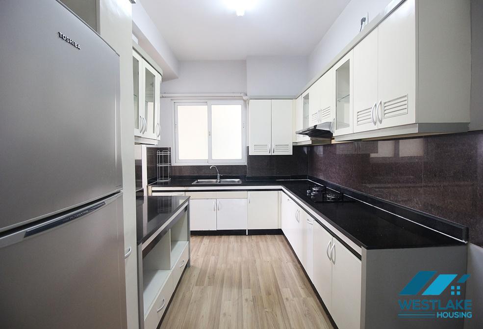 Furnished four bedrooms apartment for rent in Ciputra, Tay Ho ward, Ha Noi