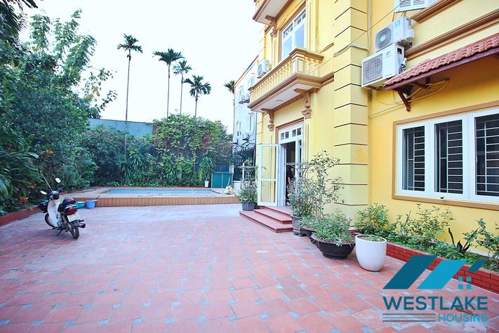 Cho Thuê Nhà 5 Phòng Ngủ Đẹp, Sân Vườn, Hồ Bơi Rộng Thoáng Mát Tại Tô Ngọc Vân, Tây Hồ, Hà Nội