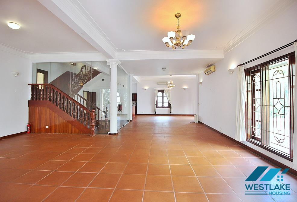 Large  house with outdoor swimming pool for rent in To Ngoc Van area, Tay Ho, Ha Noi
