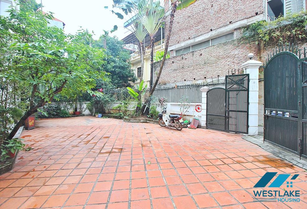 Beautiful house with large courtyard and swimming pool  for rent in Tay Ho Ward, Ha Noi