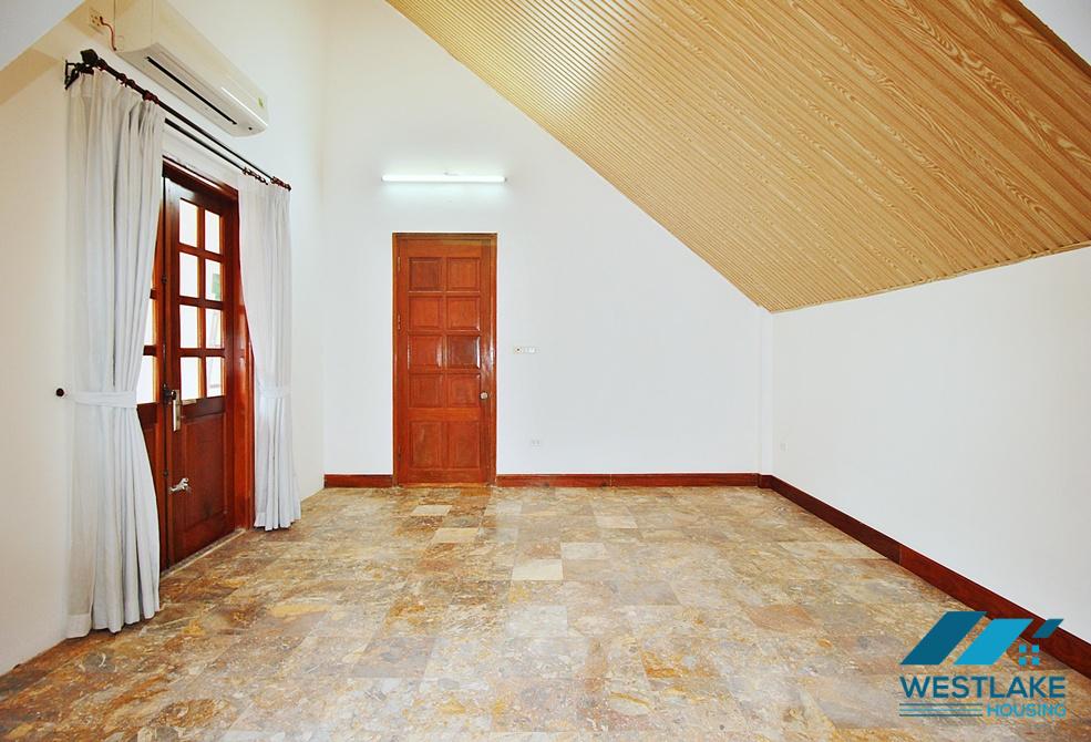 Beautiful house with large courtyard and swimming pool  for rent in Tay Ho Ward, Ha Noi