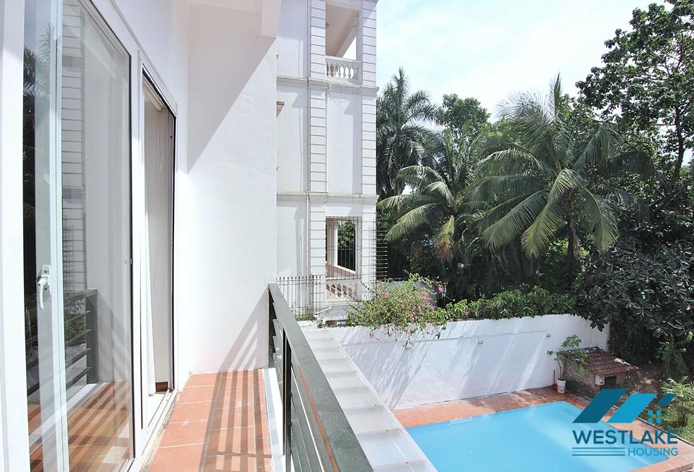 Beautiful and spacious house for rent in Tay Ho ward, Ha Noi