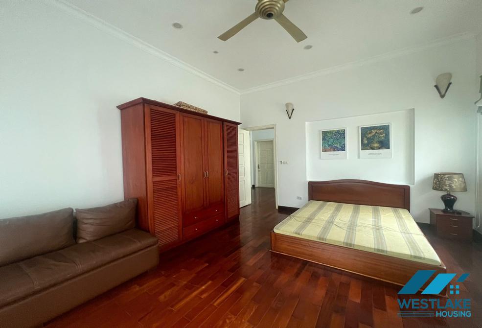 Garden 5 bedrooms house for rent in Ciputra, Tay Ho ward, Ha Noi