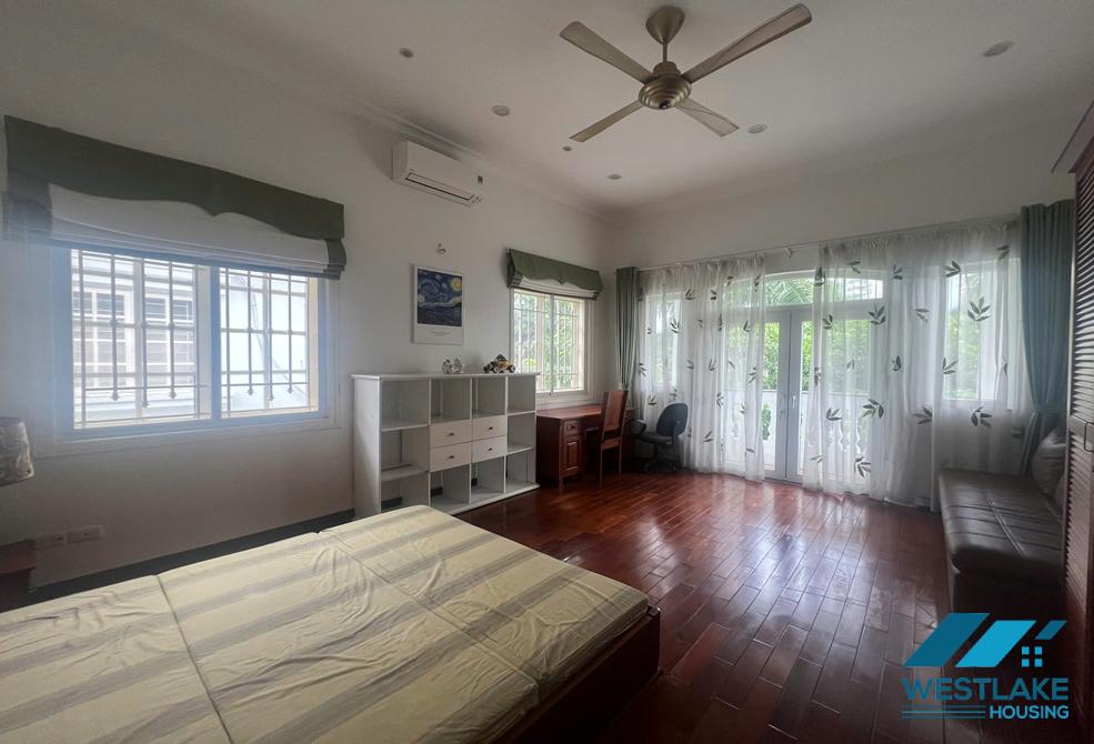 Garden 5 bedrooms house for rent in Ciputra, Tay Ho ward, Ha Noi