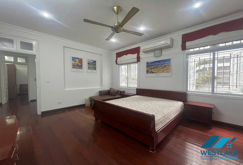 Garden 5 bedrooms house for rent in Ciputra, Tay Ho ward, Ha Noi